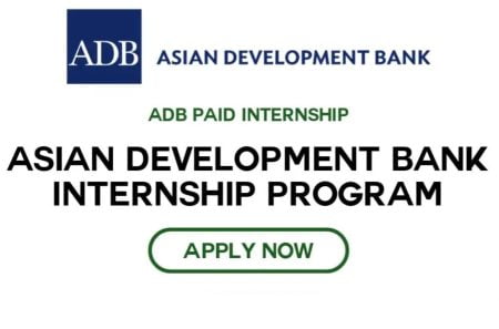 Asian Development Bank Internship 2024 for Graduate Students