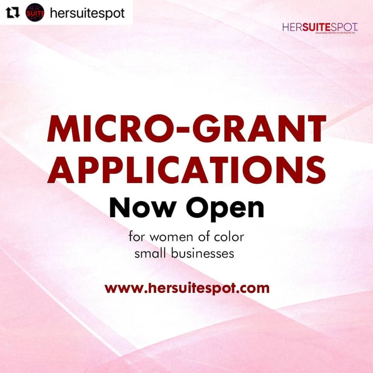 HerRise Micro-Grant 2023 For Women Of Color Entrepreneurs
