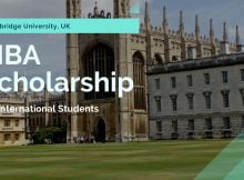 Boustany MBA Scholarship 2024 at University of Cambridge