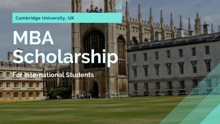 Boustany MBA Scholarship 2024 at University of Cambridge