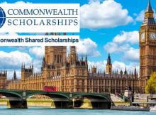 Commonwealth Shared Scholarship 2024 at University of Edinburgh