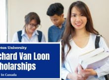 Richard Van Loon Scholarship 2024 at Carleton University for Africans