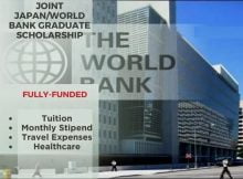 Joint Japan/World Bank Graduate Scholarship 2024