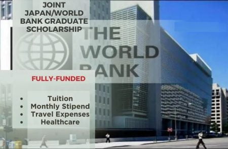 Joint Japan/World Bank Graduate Scholarship 2024