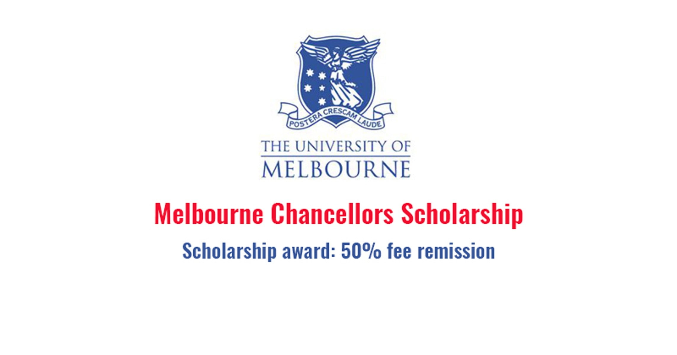 Melbourne Chancellor’s Scholarship 2024 at University of Melbourne