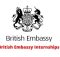 British Embassy Paid Internships 2024