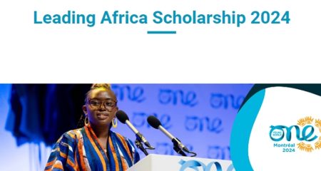 One Young World Leading Africa Scholarship 2024