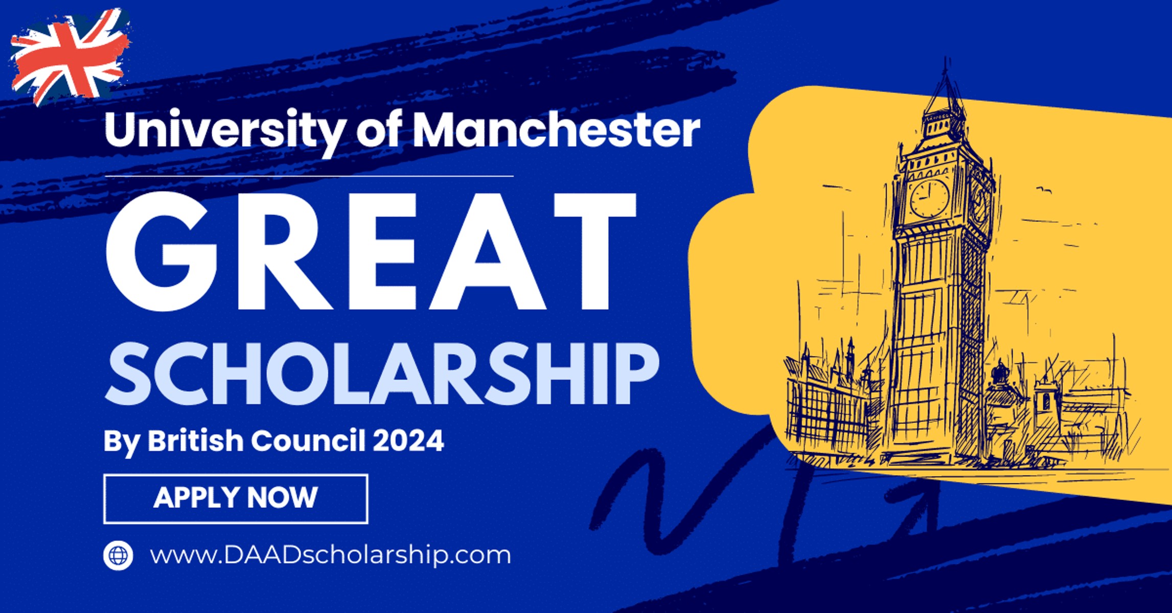 GREAT Scholarships 2024 at University of Manchester