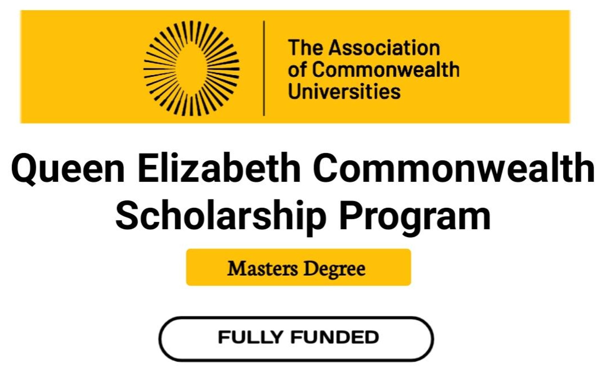 Queen Elizabeth Commonwealth Scholarships (QECS) 2024