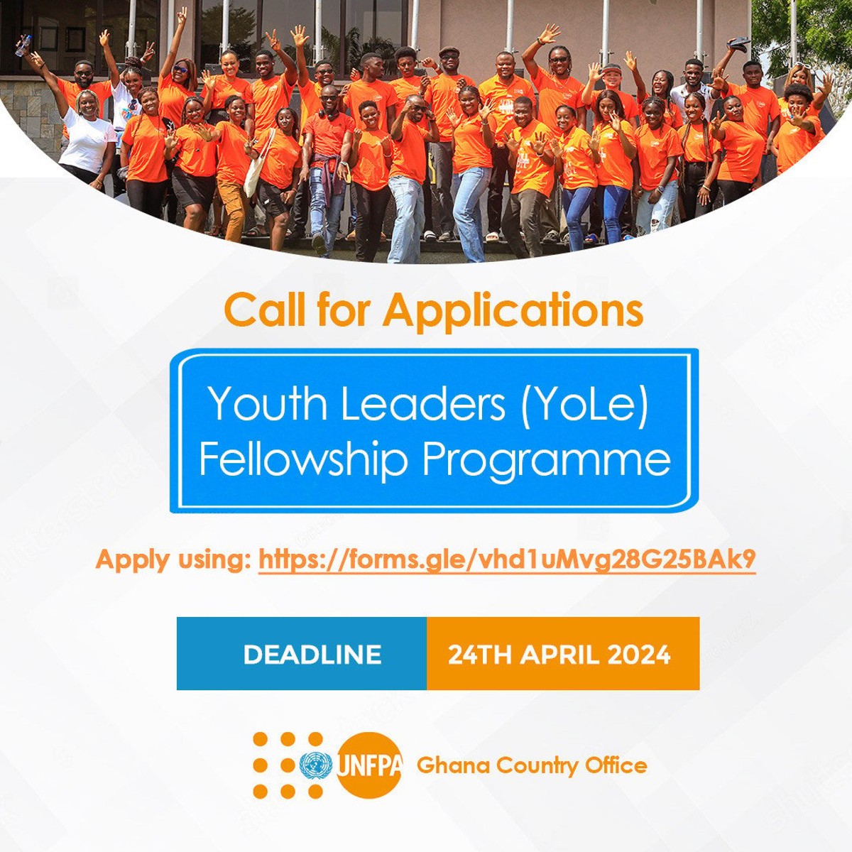 UNFPA Youth Leaders (YoLe) Fellowship Programme 2024