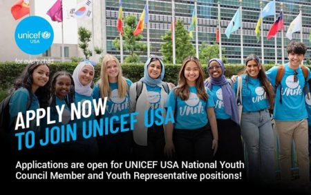 UNICEF USA National Youth Council Volunteer Program 2024