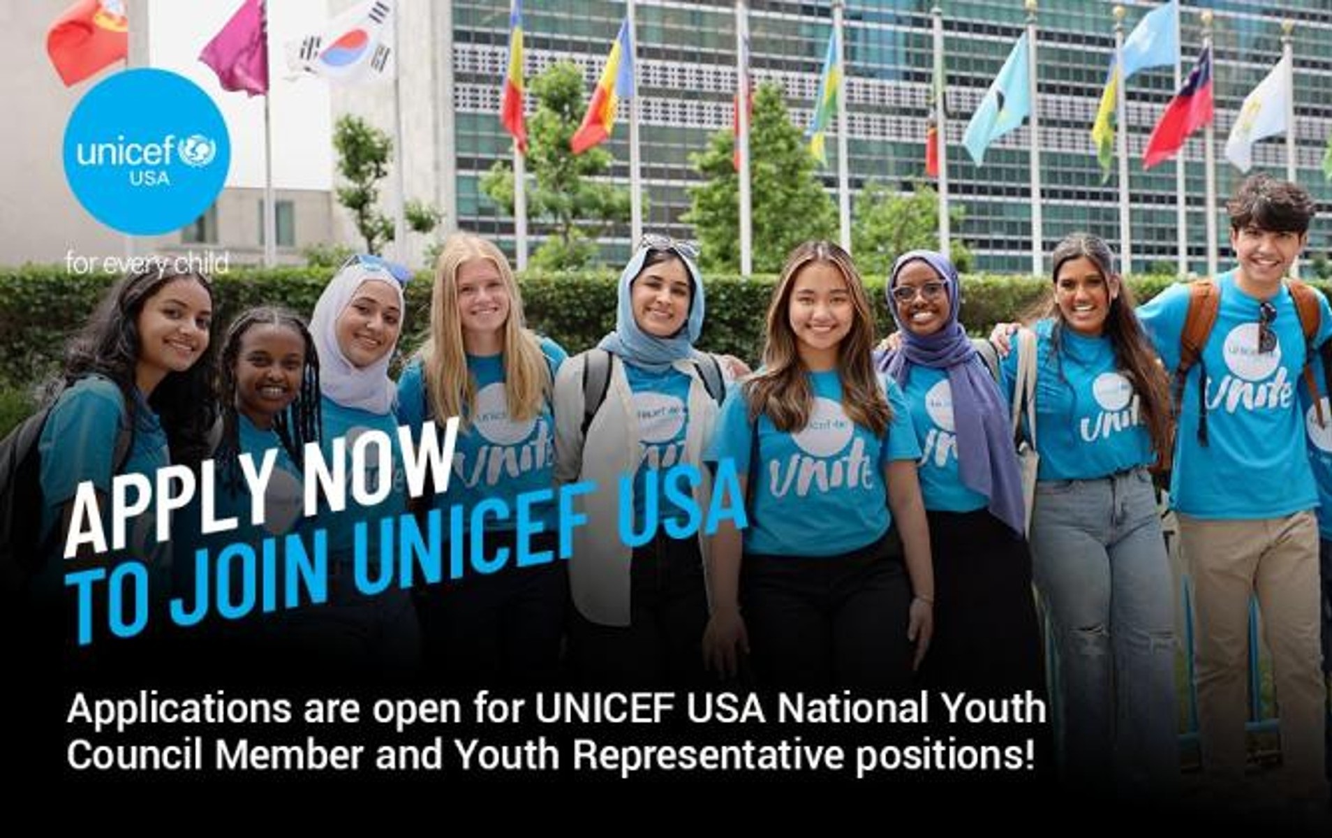 UNICEF USA National Youth Council Volunteer Program 2024