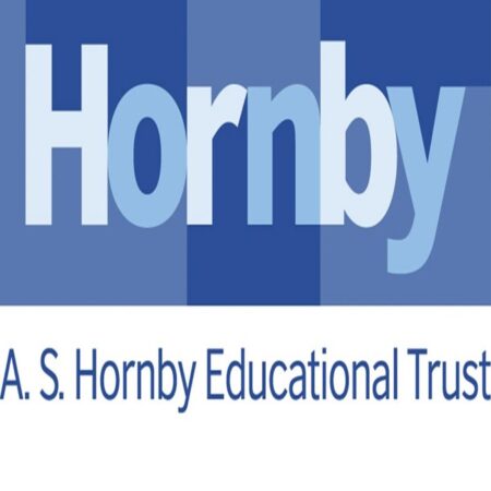 AS Hornby Educational Trust Scholarship 2025 for Studies in UK