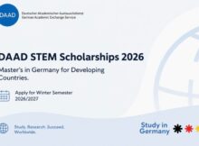 DAAD STEM Masters Scholarships 2026 (Fully Funded)