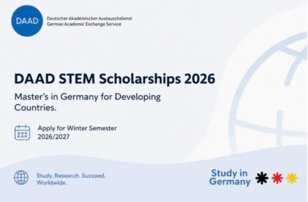 DAAD STEM Masters Scholarships 2026 (Fully Funded)