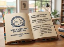 Miles Morland Foundation Writing Scholarship 2026