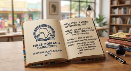 Miles Morland Foundation Writing Scholarship 2026