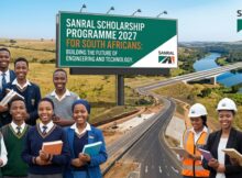 SANRAL Scholarship Programme 2027 for South Africans