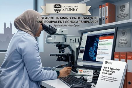 Research Training Program (RTP) and Equivalent Scholarships 2026 at University of Sydney