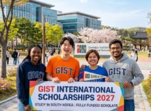 GIST International Scholarships 2027 to Study in South Korea