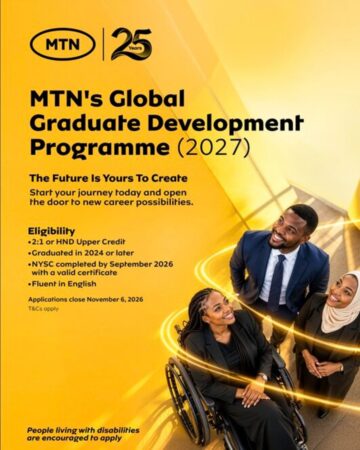 MTN Global Graduate Development Programme 2027