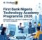 First Bank Nigeria Technology Academy Programme 2026