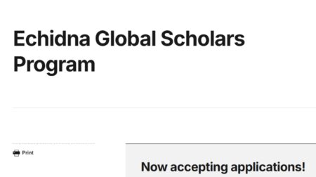 Echidna Global Scholars Program 2027 at Brookings Institution